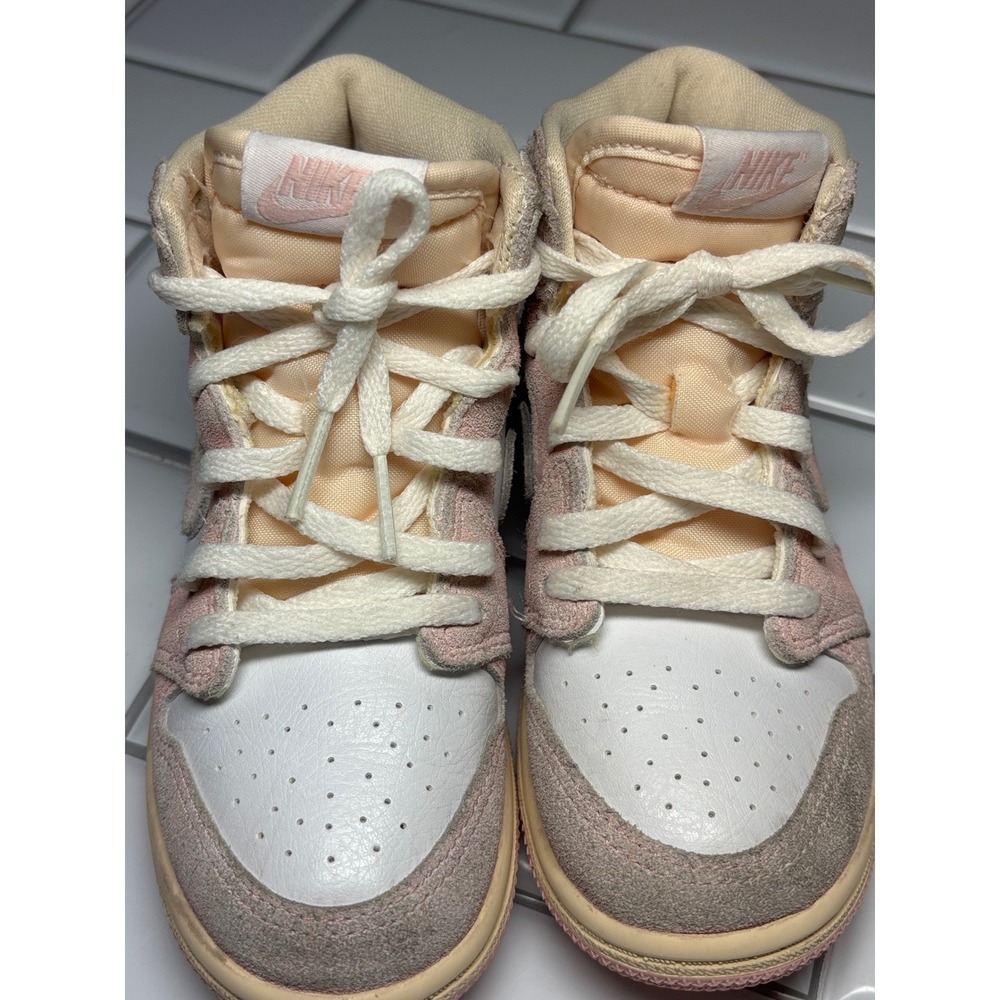 Kids Jordan Air Jordan 1 Retro High OG 'Washed Pink' Toddler 10C - Picture 14 of 14